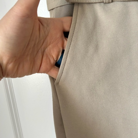 Banana Republic Tan Midi Skirt with Belt - Picture 3 of 12